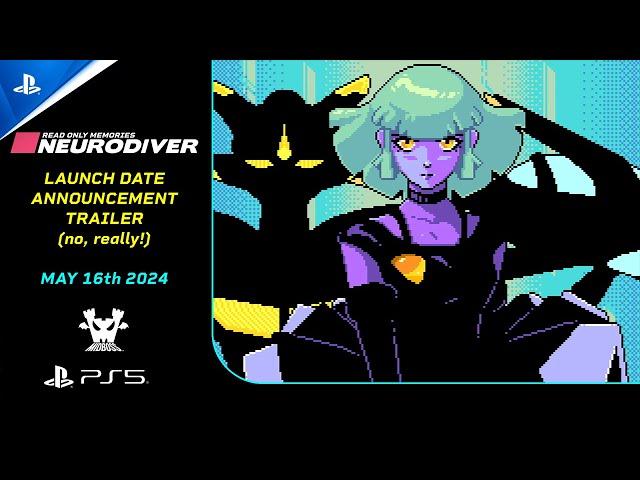 Read Only Memories: Neurodiver - Release Date Announce Trailer | PS5 Games