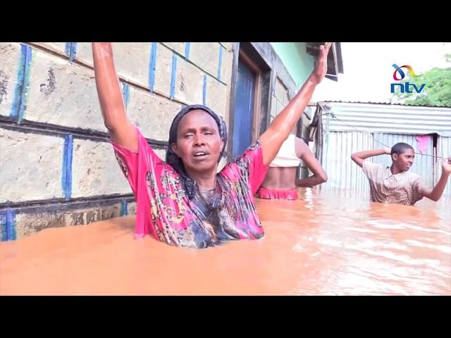 Flood water rises to shoulder level around Garissa town