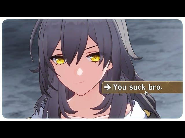 Trailblazer being SMUG AF | Honkai Star Rail