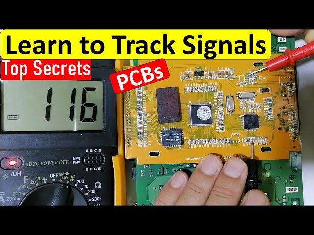 Learn the Secrets of Motherboard Signal Tracking | Trace Voltages on Circuit Board, PCBs