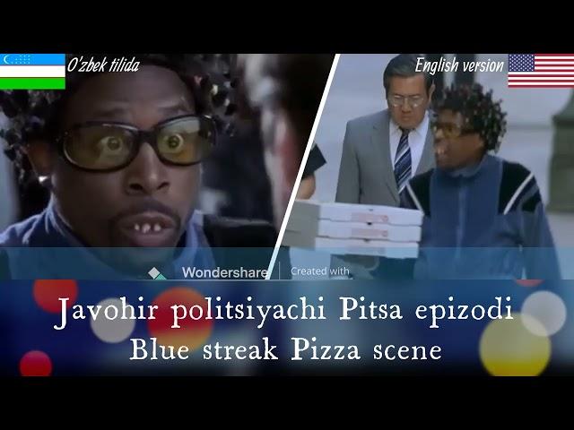 Guvohnomani o'g'irlash sahnasi Stealing ID Javohir politsiyachi Pitsa epizodi/BlueStreak Pizza scene