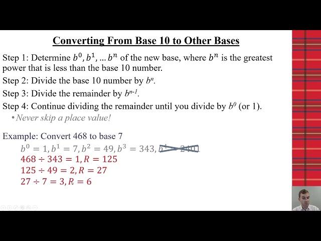 Converting Between Bases