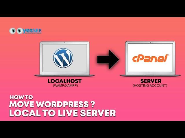 How to Move Wordpress Website Localhost to Live Server Using CPanel with in 8 min | Yess See