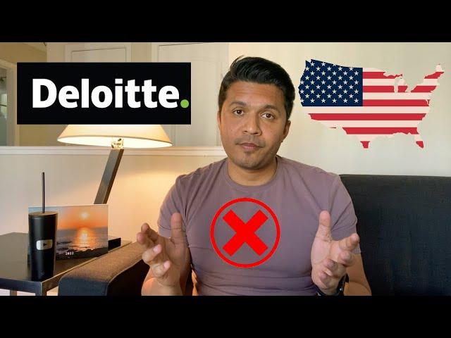 LOOKING FOR USA ONSITE? DON'T JOIN DELOITTE | AMBARISH DONGRE #DontJoinConsulting