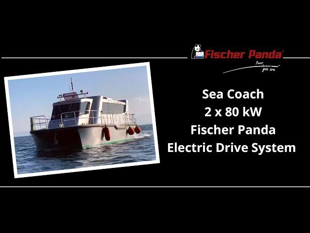 Fischer Panda Electric Drive System installed in the "Sea Coach"