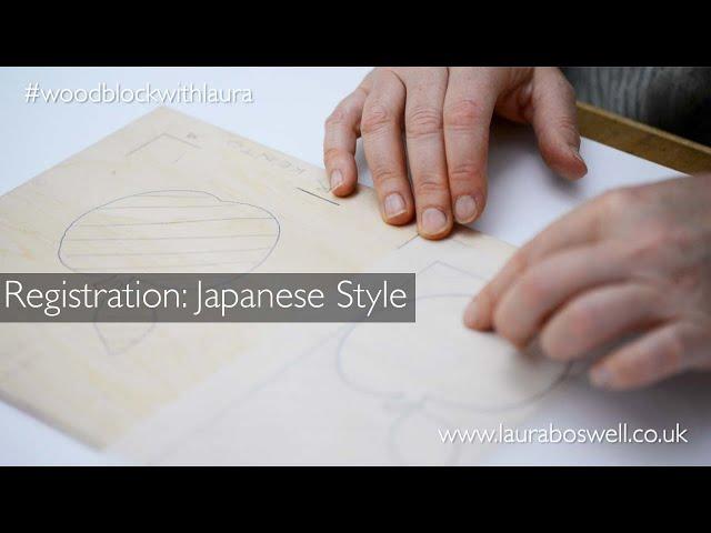 Japanese Woodblock With Laura Episode 6 - Registration Japanese Style