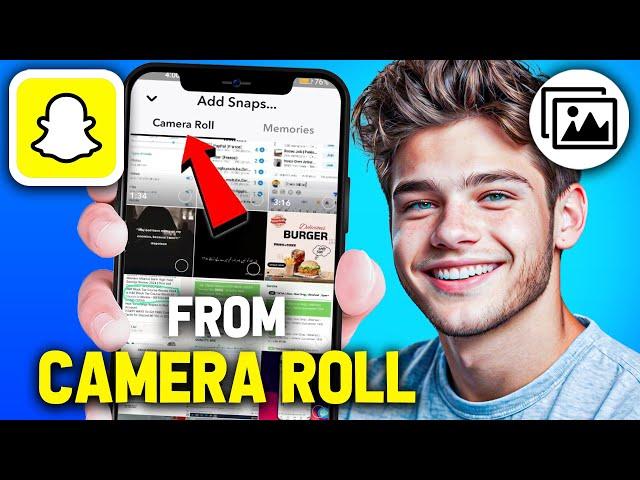 How To Send Snaps from Camera Roll as a Normal Snap (2025 Updated Way)