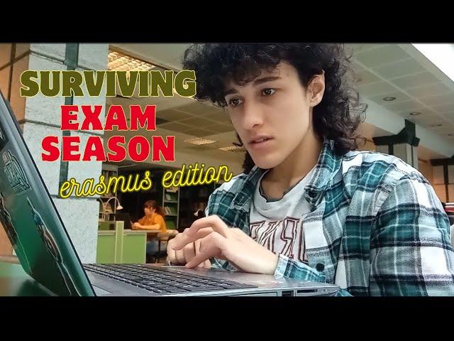 final exam in 2 days - trainwreck erasmus vlog