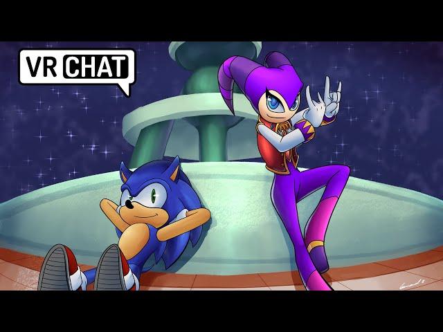 SONIC AND NIGHTS GO ON A ADVENTURE IN VR CHAT