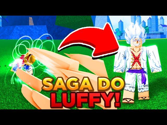 RECRIEI A SAGA DO LUFFY DE ONE PIECE EM 10 MINUTOS NO BLOX FRUITS!!