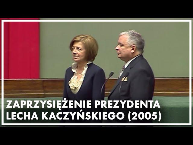 Zaprzysiężenie Lecha Kaczyńskiego na Prezydenta RP | 23.12.2005