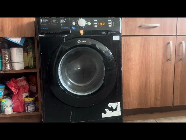 Indesit innex bwe91484 final spin 1400rpm and end of mixed 40’ (last video of 2024)