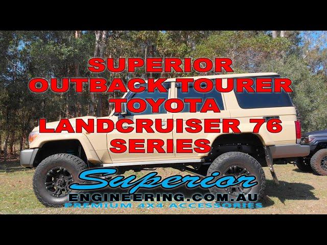 Superior Engineering Outback Tourer Kit on the Toyota 76 Series Landcruiser