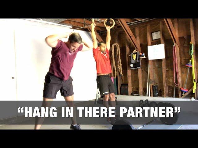 "HANG IN THERE PARTNER" Garage WOD - 20 minute EMOM