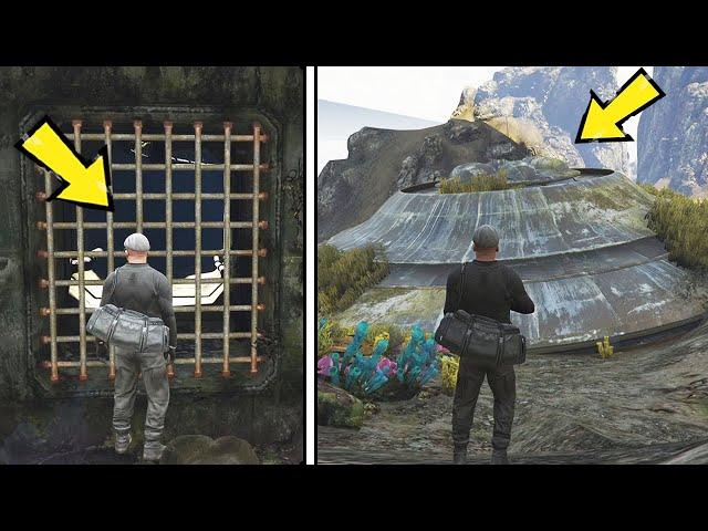 Exploring All Underwater Secrets And Easter Eggs in GTA5!