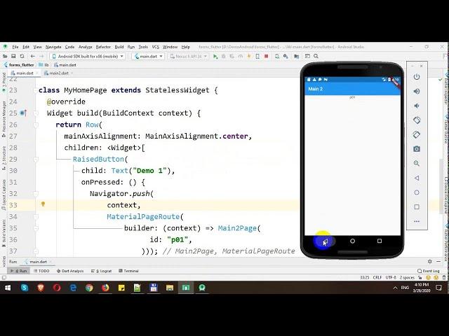 Flutter Full Tutorial For Beginner | Passing Data to a State Object Flutter | Lecture 8.12