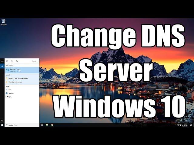 How to change DNS server in Windows 10