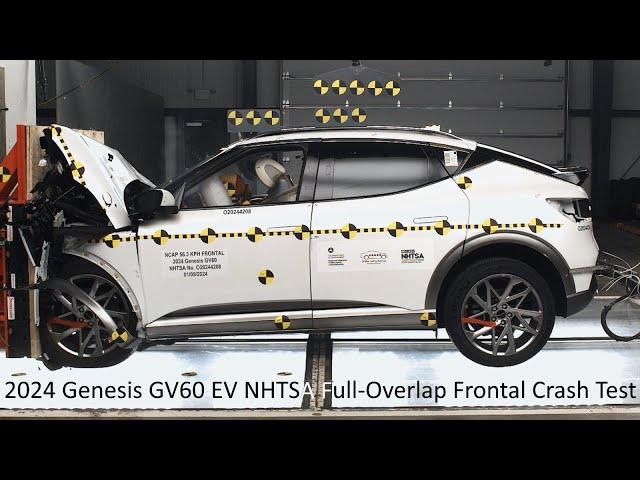 2023-2025 Genesis GV60 EV NHTSA Full-Overlap Frontal Crash Test