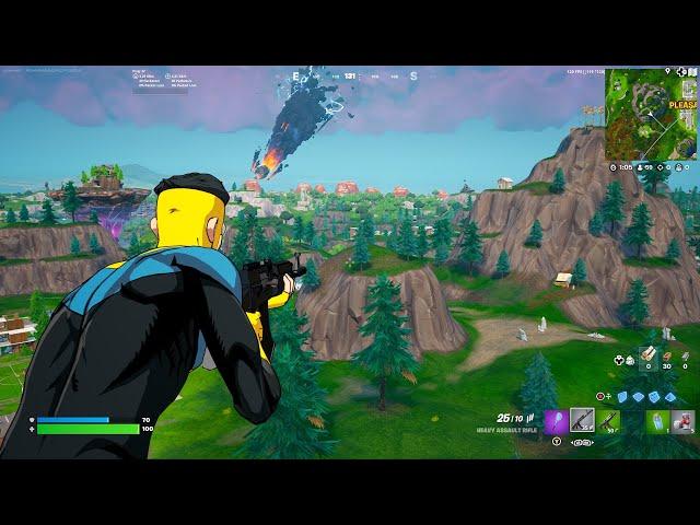 INVINCIBLE SKIN GAMEPLAY IN FORTNITE OG!! #EpicPartner