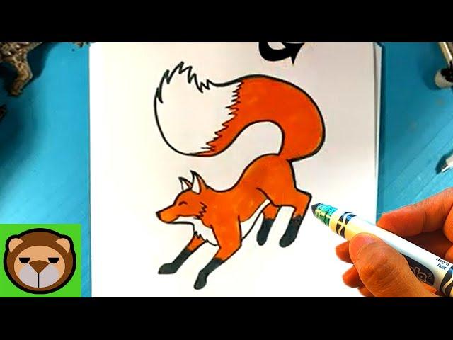 EASY How to Draw a FOX