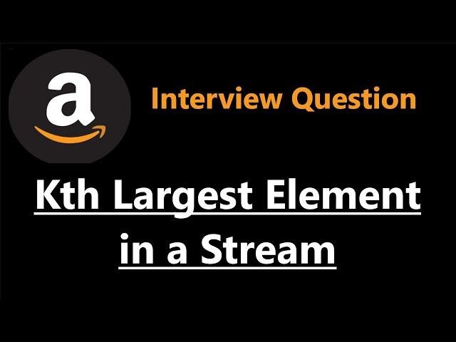 Kth Largest Element in a Stream - Leetcode 703 - Python