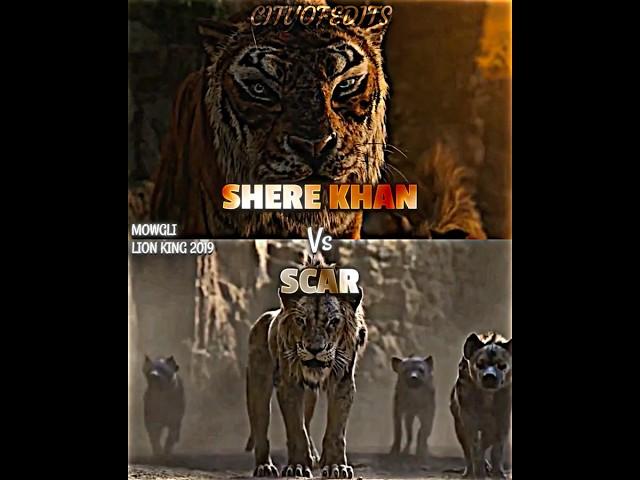 Shere Khan vs Scar #lionking #mowgli #vsbattle #vsedit #scar #sherekhan #whoisstrongest #wis #simba