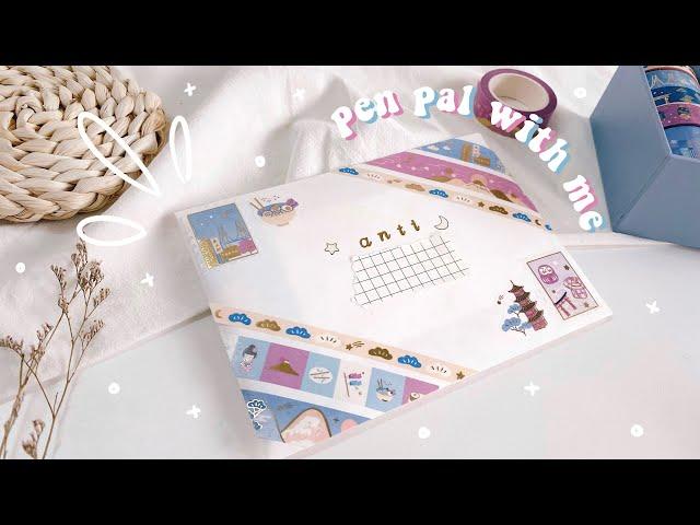  pen pal with me #19 // kawaii japan theme ft. notebook therapy