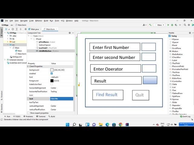 How To Use GUI Designer In IntelliJ IDEA IDE