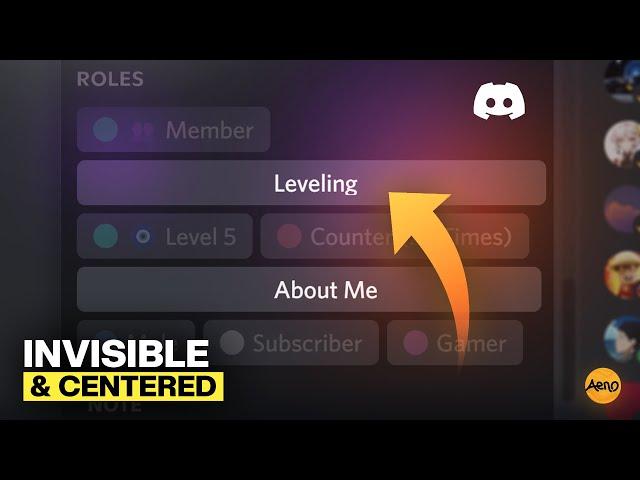 Creating Invisible Role Dividers — How to Make Centered Role Categories on Discord