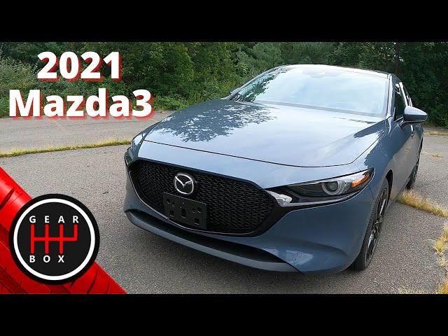 2021 Mazda 3 Premium Hatchback // Luxury AND a Manual Transmission // Better Than Civic and Corolla?