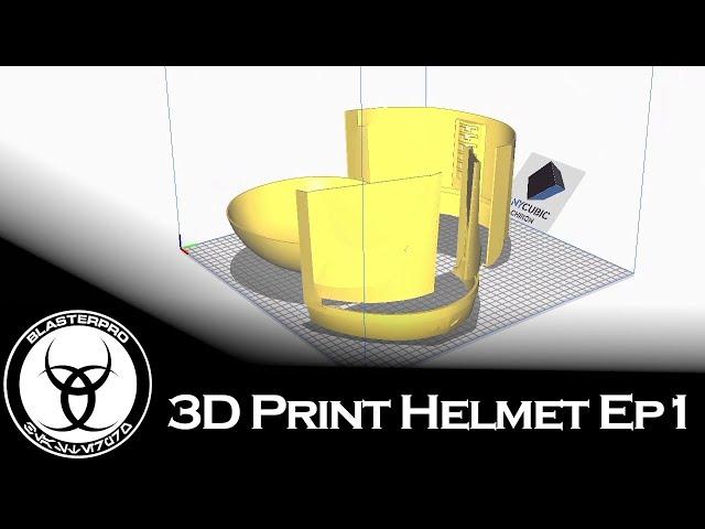 BlasterPro's 3D Printed Mandalorian Helmet Build Episode 1: Printing, Cleaning, and Bonding