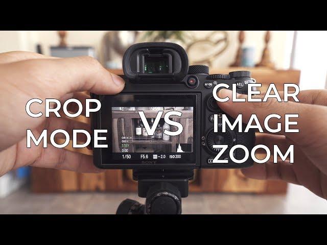 Sony a7iii Crop Mode VS Clear Image Zoom