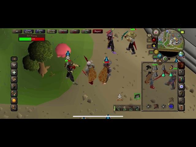 Learn how to pk on mobile Oldschool RuneScape