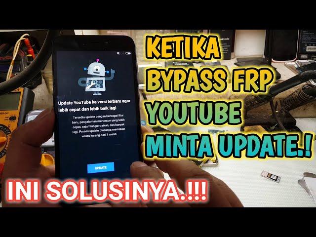 Bypass frp youtube minta update..ini solusinya || JKS opreker handphone