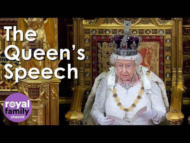 The Queen Addresses Parliament at State Opening