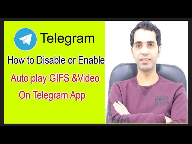 How to Disable or Enable Auto play media GIFS and videos in Telegram