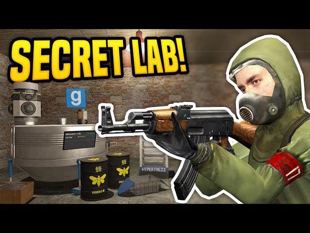 I BUILT A SECRET LAB UNDERGROUND - Gmod DarkRP | Advanced Chemist Build!