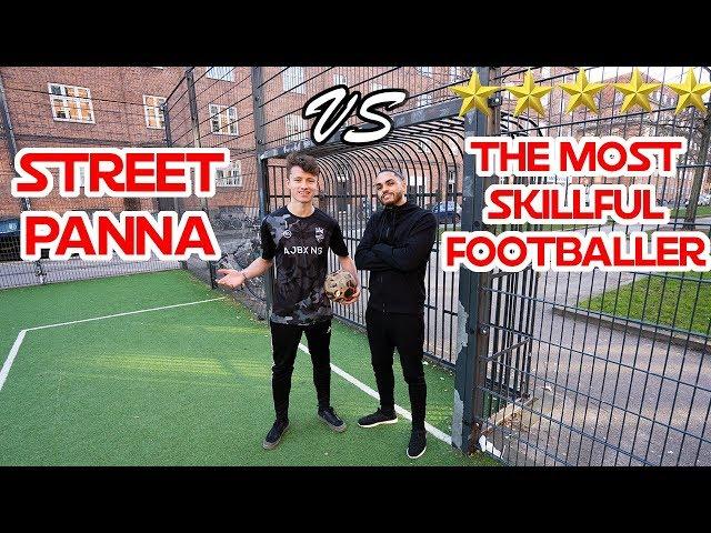 Street Panna VS Most Skillful Pro Footballer?! Crazy 1v1 Challenges!!