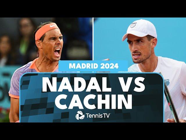 Rafael Nadal vs Pedro Cachin 3-Hour Thriller! | Madrid 2024 Match Highlights