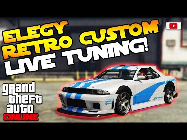 GTA 5 Online Import/Export Update: Annis Elegy Retro Custom Live Tuning! [Paul Walkers Auto!