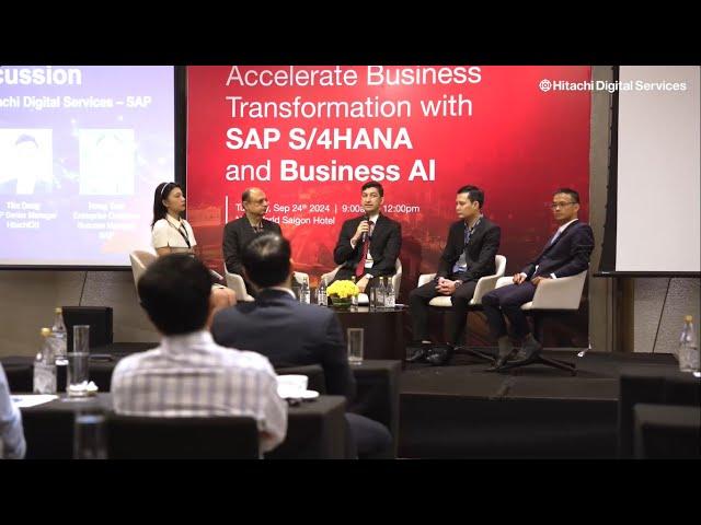 Hitachi Digital Services x SAP: Accelerate Business Transformation with SAP S/4HANA and Business AI