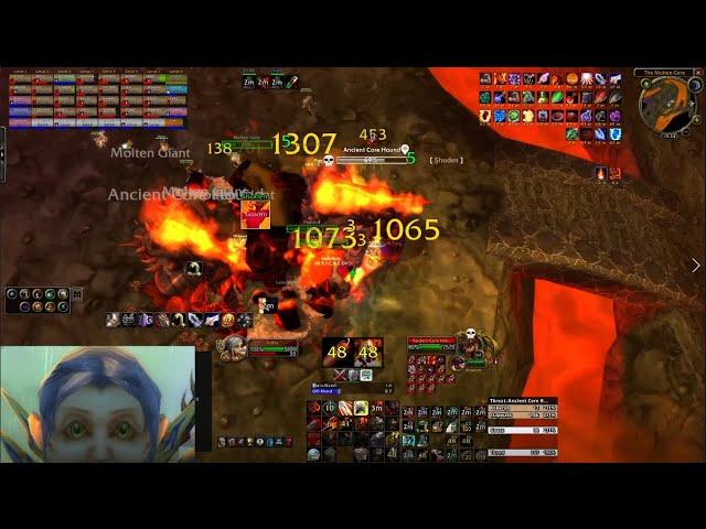 [B R I C K E D] - Kahla 980 DPS #2 World - 14:51 - WoW Classic Anniversary Molten Core Speedrun