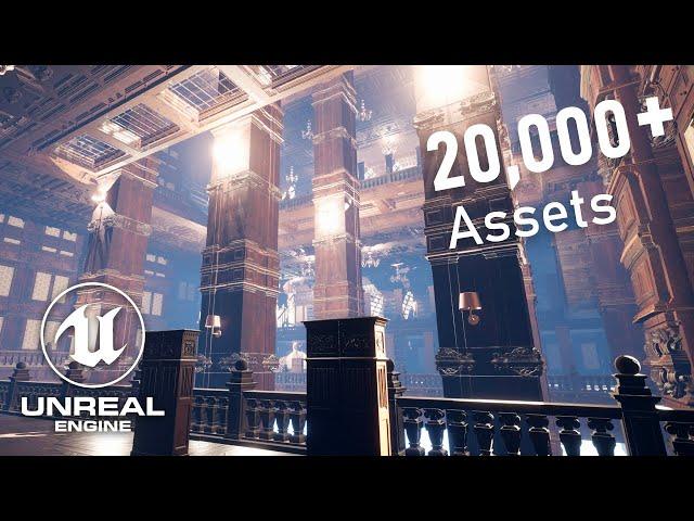 LIMINAL LIBRARIES Realtime Demo | Unreal Engine 5 Level Design