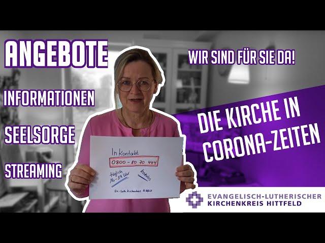 Kirchenkreis Hittfeld ️ | CORONA-KRISE: Angebote und Informationen