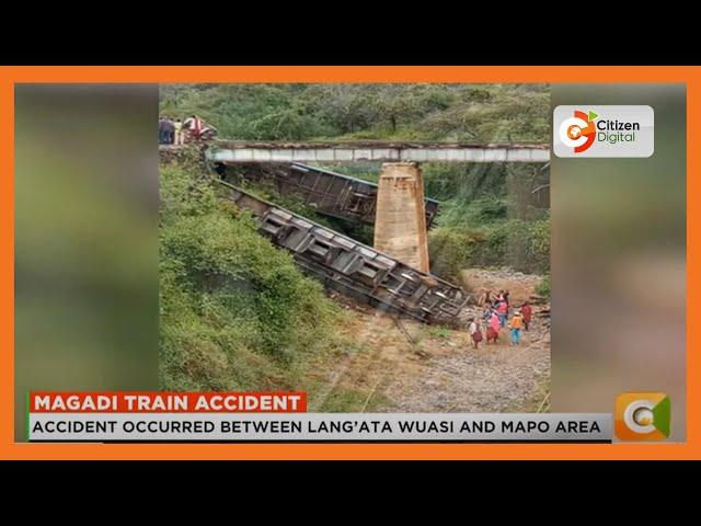 59 people injured after a train derailed in Magadi,Kajiado county