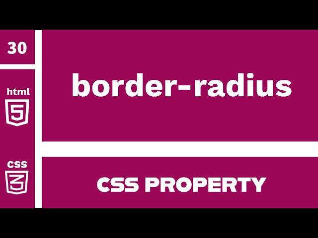 CSS Property : border-radius explained !