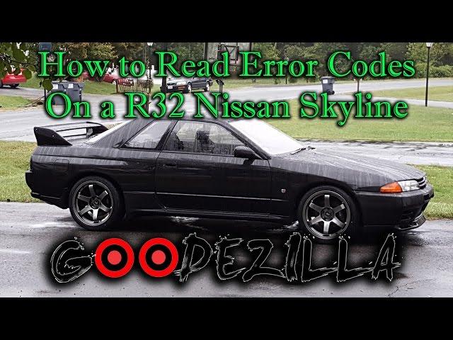 R32 Nissan Skyline - How to Read ECU Error Codes