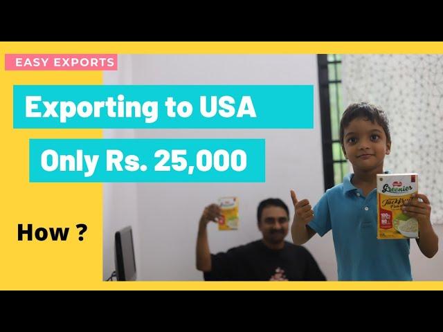 Exporting to USA Rs.25,000/- Anyone can do Export..!