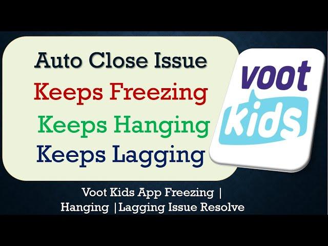 How to Fix Voot Kids Auto Close | Keeps Hanging | Freezing | Lagging Issue Solve in Android