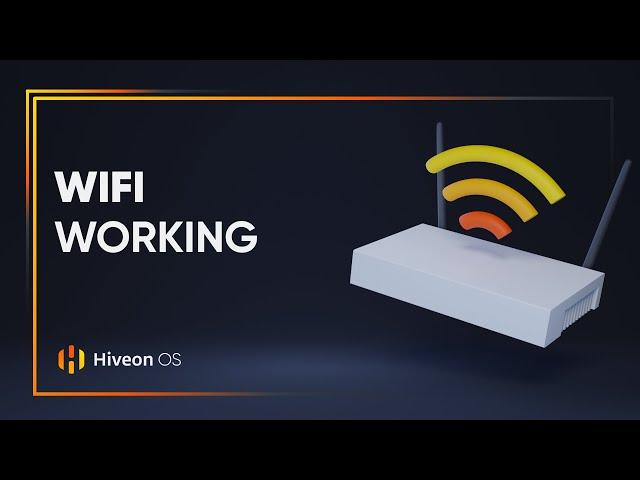 WiFi working II Hiveon OS